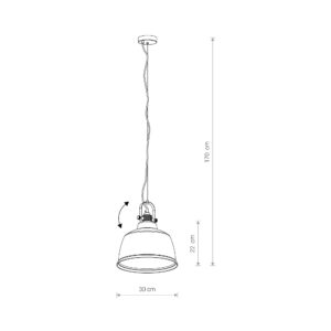 Nowodvorski AMALFI SMOKED I pendant L