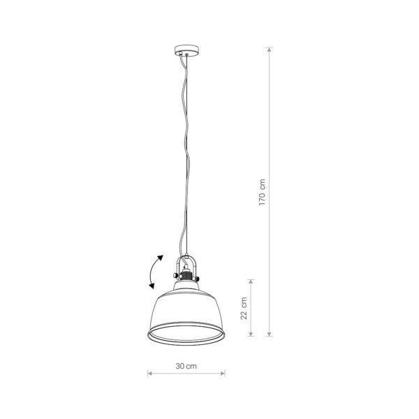 Nowodvorski AMALFI GOLD I pendant L