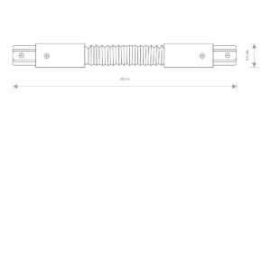 Nowodvorski PROFILE FLEX CONNECTOR WHITE