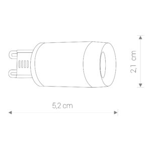 Nowodvorski BULB G9 LED LENS 3W 4000K