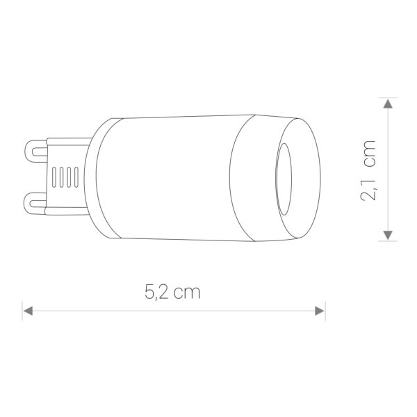 Nowodvorski BULB G9 LED LENS 3W 4000K