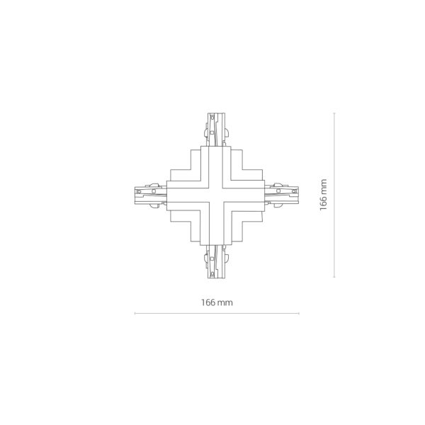Nowodvorski CTLS RECESSED POWER X CONNECTOR BLACK