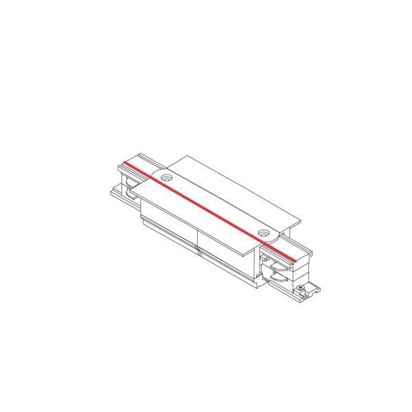 Nowodvorski CTLS RECESSED POWER STRAIGHT CONNECTOR BLACK