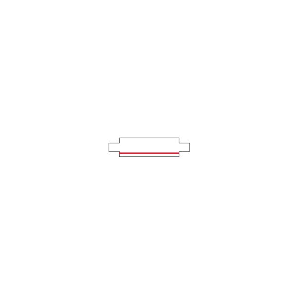 Nowodvorski CTLS RECESSED POWER STRAIGHT CONNECTOR BLACK