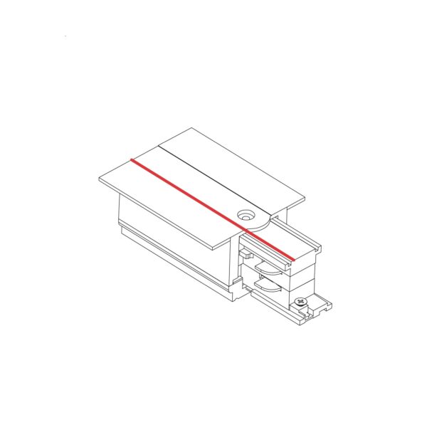 Nowodvorski CTLS RECESSED POWER END CAP RIGHT ( PE-R ) BLACK