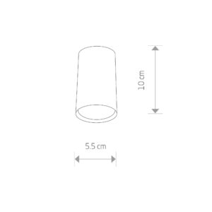 Nowodvorski Spot lampa EYE SOLID BRASS S