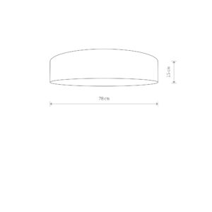 Nowodvorski Plafonjera TURDA GRAY VII