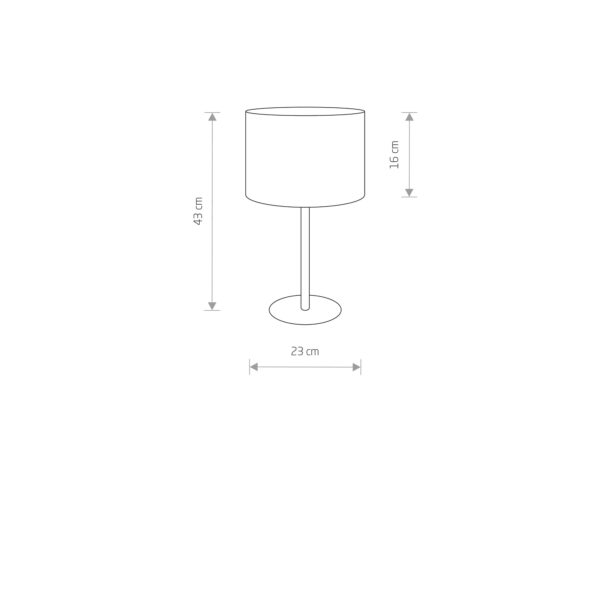 Nowodvorski HOTEL ECRU I table lamp