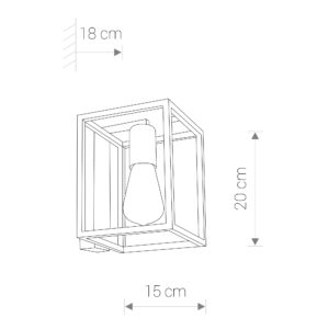 Nowodvorski CRATE I wall lamp