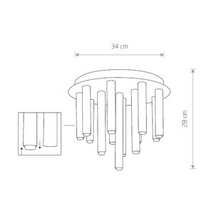 Nowodvorski STALACTITE SOLID BRASS XIII