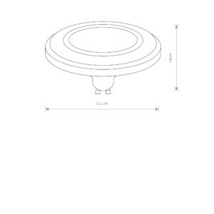 Nowodvorski ES111 LED DIFFUSER WHITE 4000K-9212