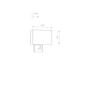 Nowodvorski HOTEL GRAY I wall lamp A-9218