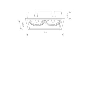 Nowodvorski Spot lampe MOD WHITE II