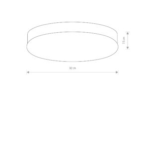 Nowodvorski Plafonjera KASAI SATIN NICKEL