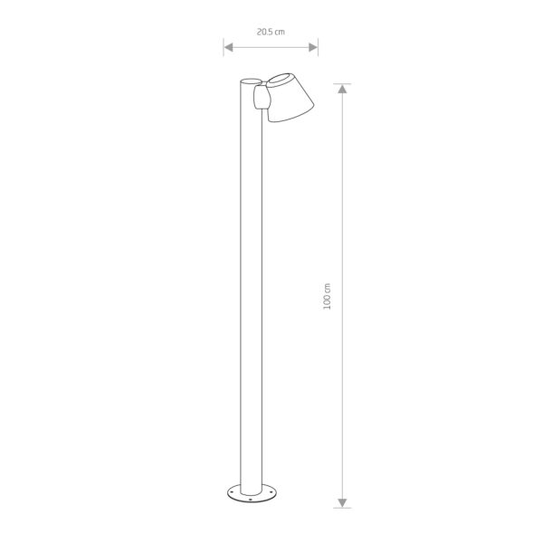 Nowodvorski Stubna lampa SOUL GRAPHITE I floor lamp