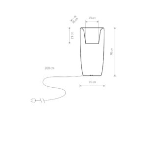 Nowodvorski FLOWERPOT M Nowodvorski FLOWERPOT M