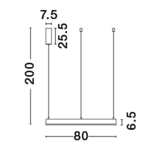 NOVA LUCE luster MOTIF – 9530214