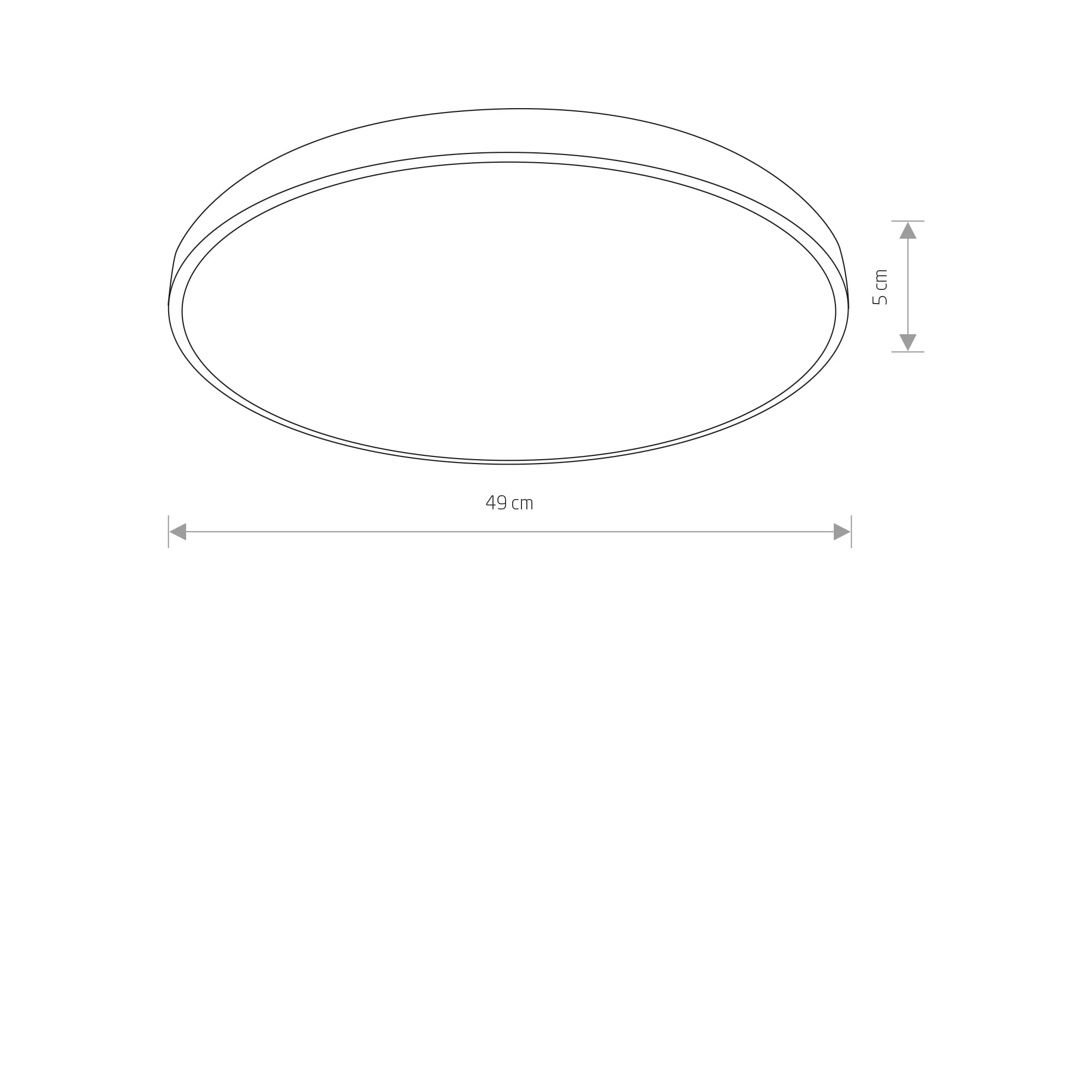 Nowodvorski AGNES ROUND LED PRO WHITE 32W 3000K IP44-10979 - Image 7