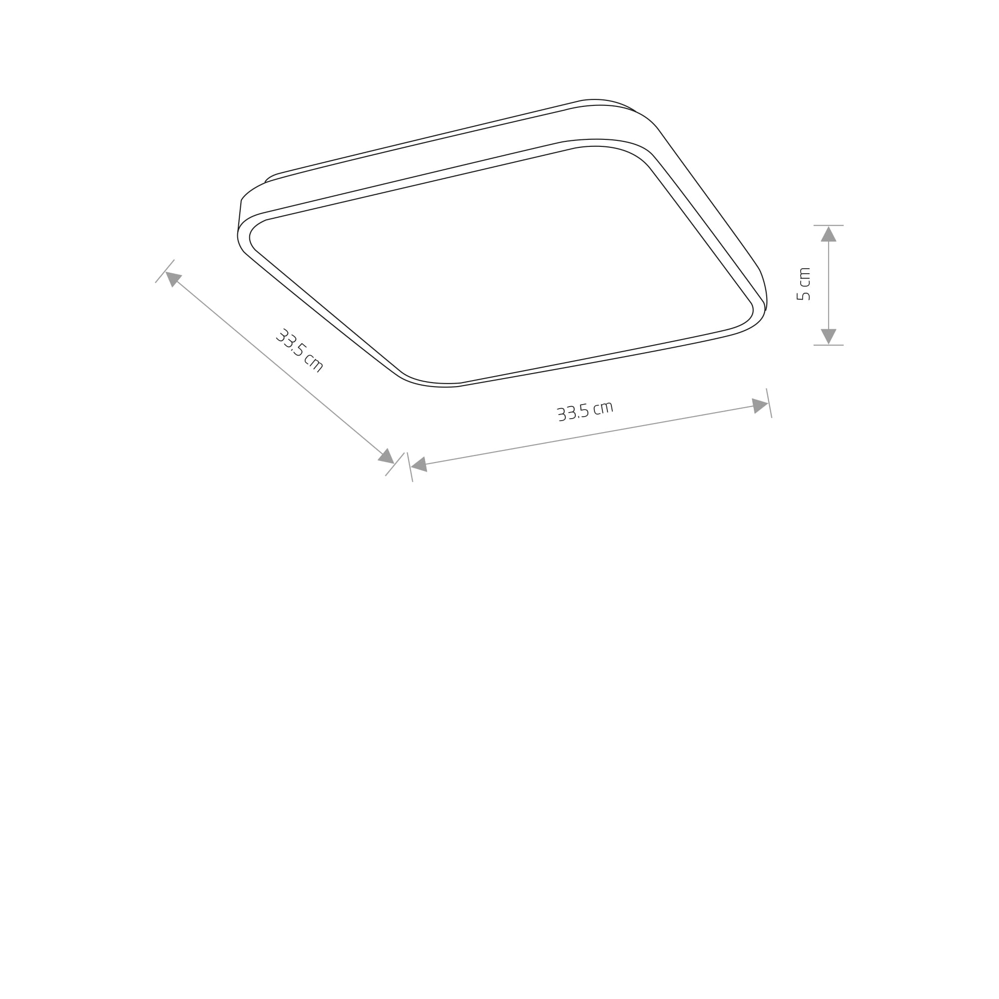 Nowodvorski AGNES SQUARE LED PRO BLACK 16W 3000K IP44-10983 - Image 6