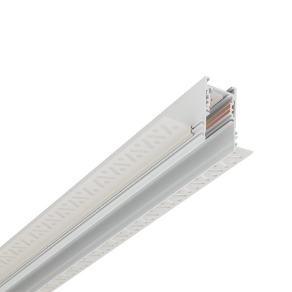 LVM RECESSED TRACK 1M WHITE