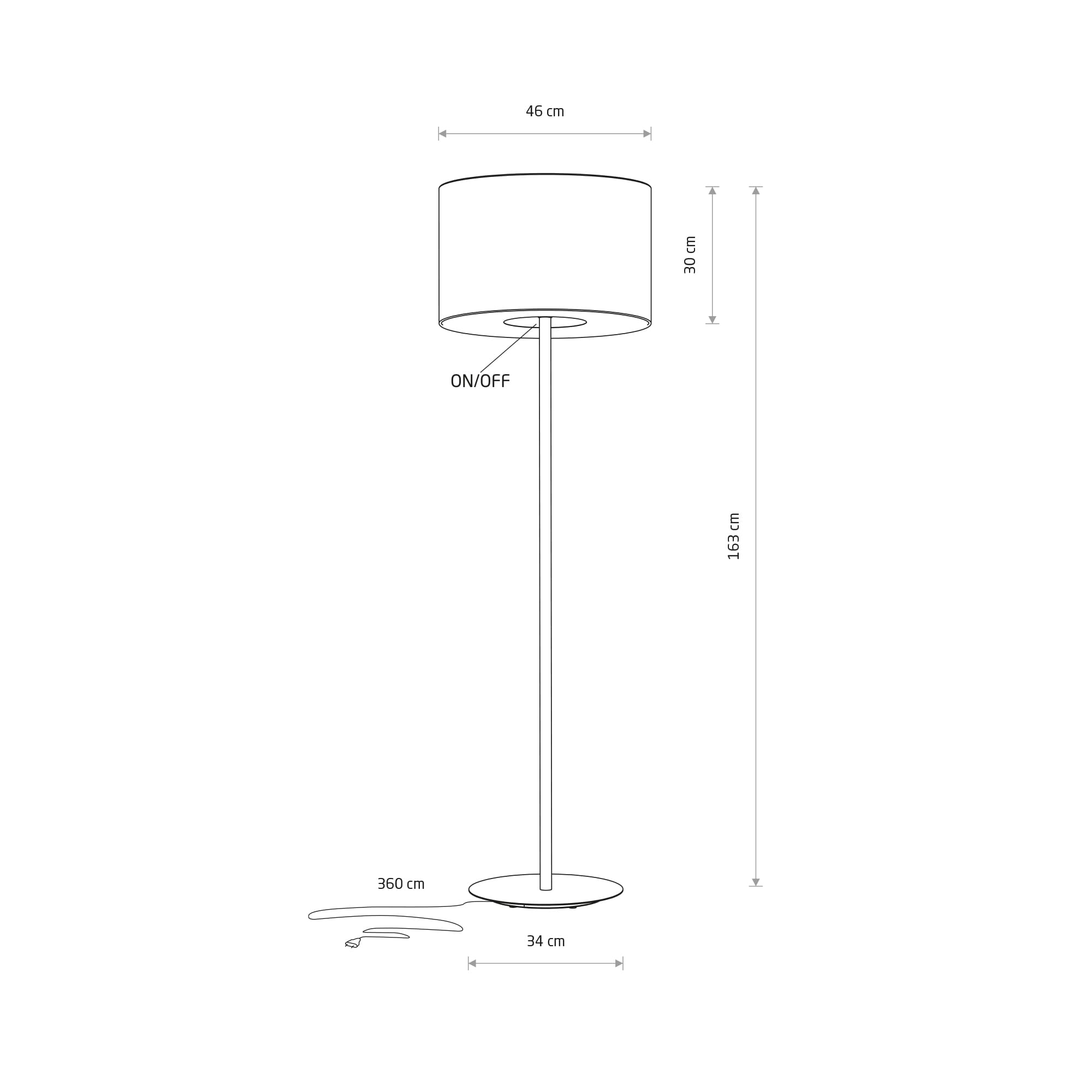Podna lampa LAGO FL - Image 5