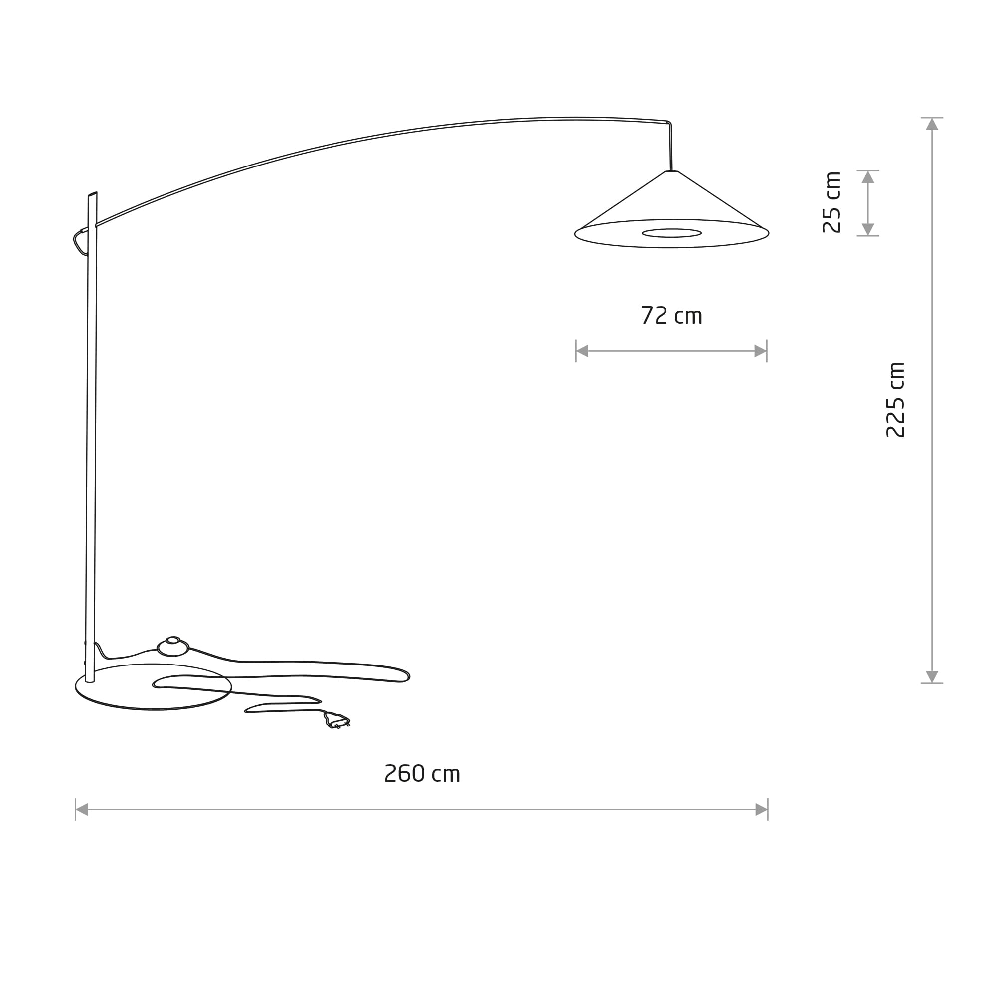 Podna lampa POISE FL SILK GRAY A - Image 10