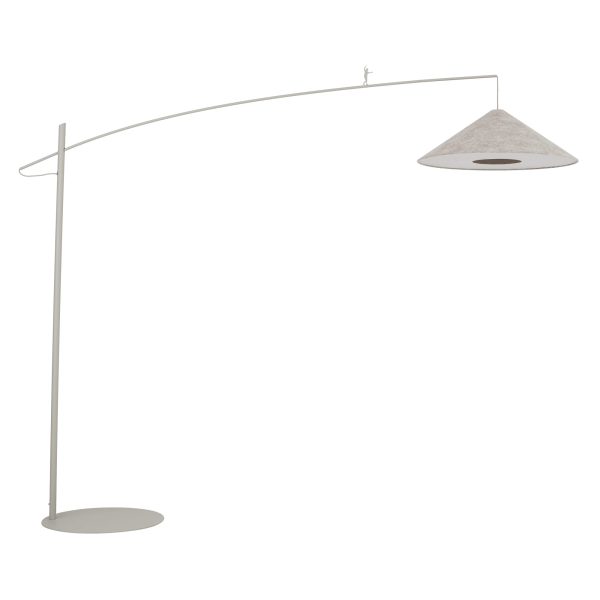 Podna lampa POISE FL SILK GRAY A