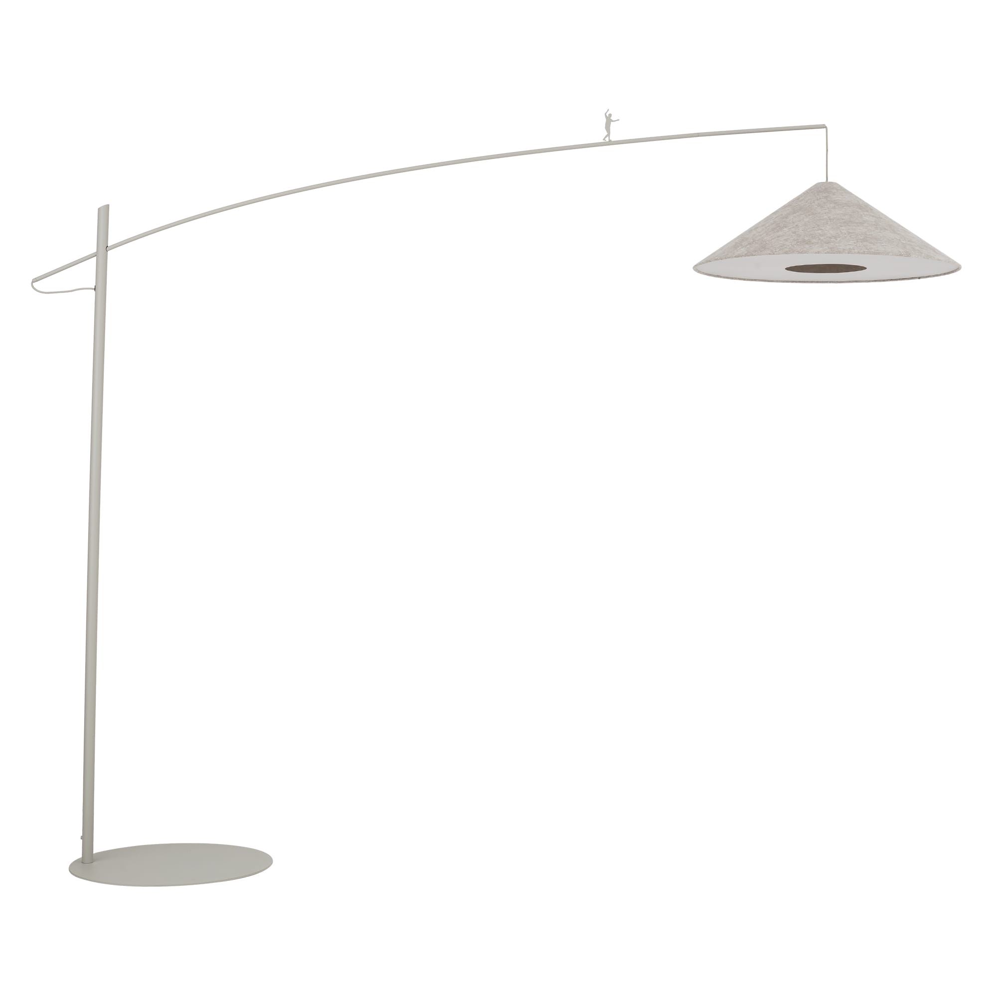 Podna lampa POISE FL SILK GRAY A
