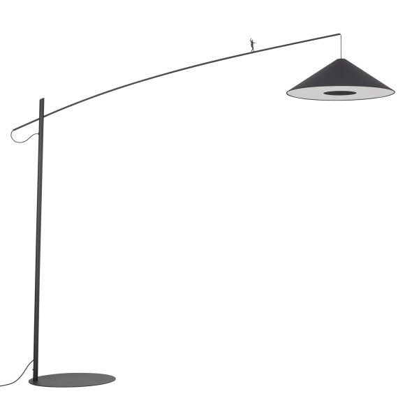 Podna lampa POISE FL BLACK A