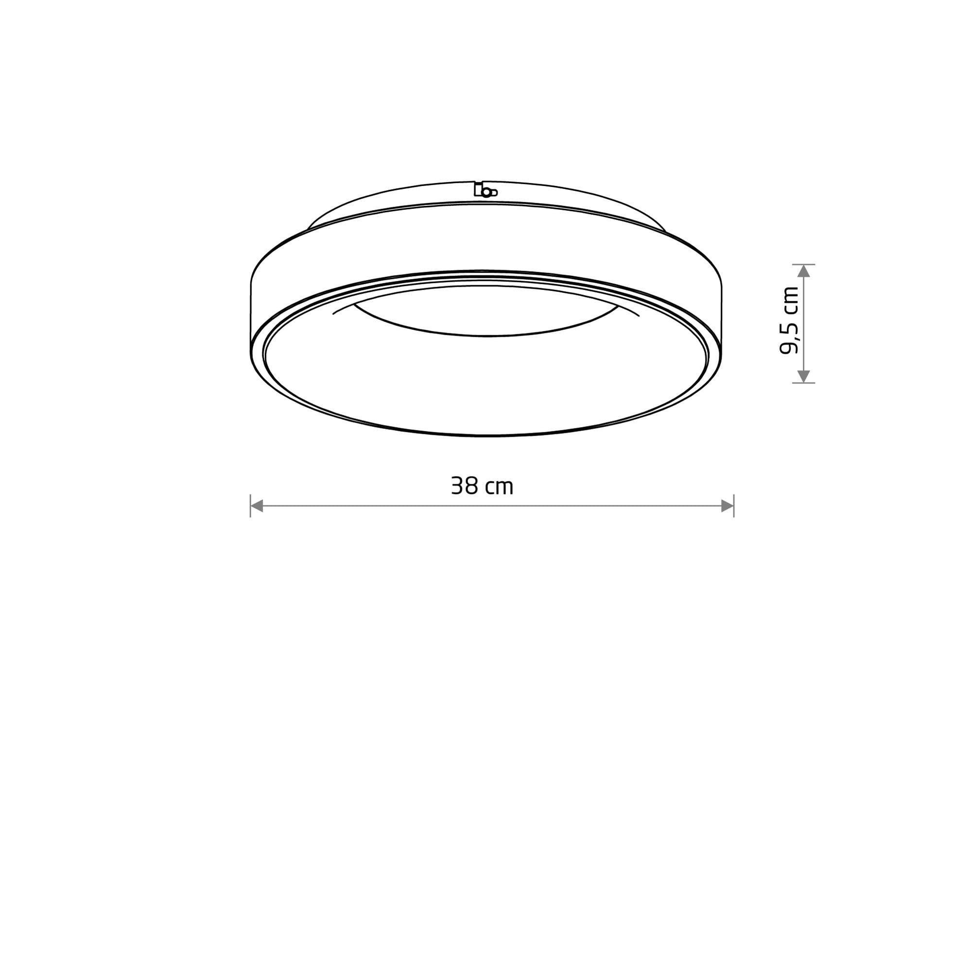 NIKKI ROUND LED BEIGE 32W 4000K - Image 8