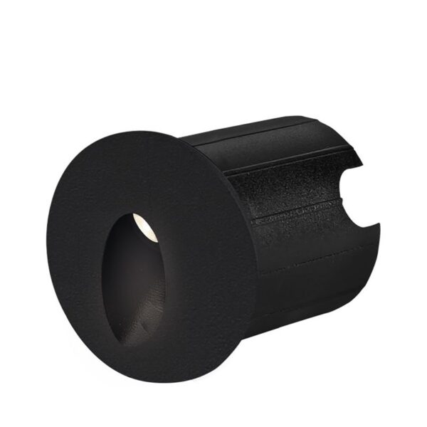VECTOR-A-RND-BLC-2W-3000K-IP65-ugradna zidna lampa BG38-02201 Braytron