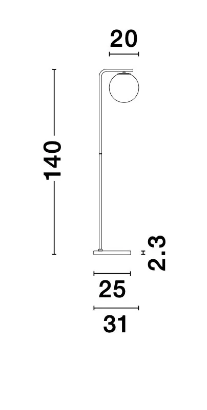 Podna lampa ALVAREZ 9136702 Nova Luce - Image 3