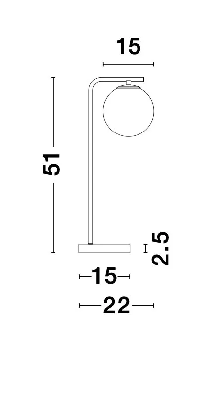 Stona lampa ALVAREZ 9185361 Nova Luce - Image 2