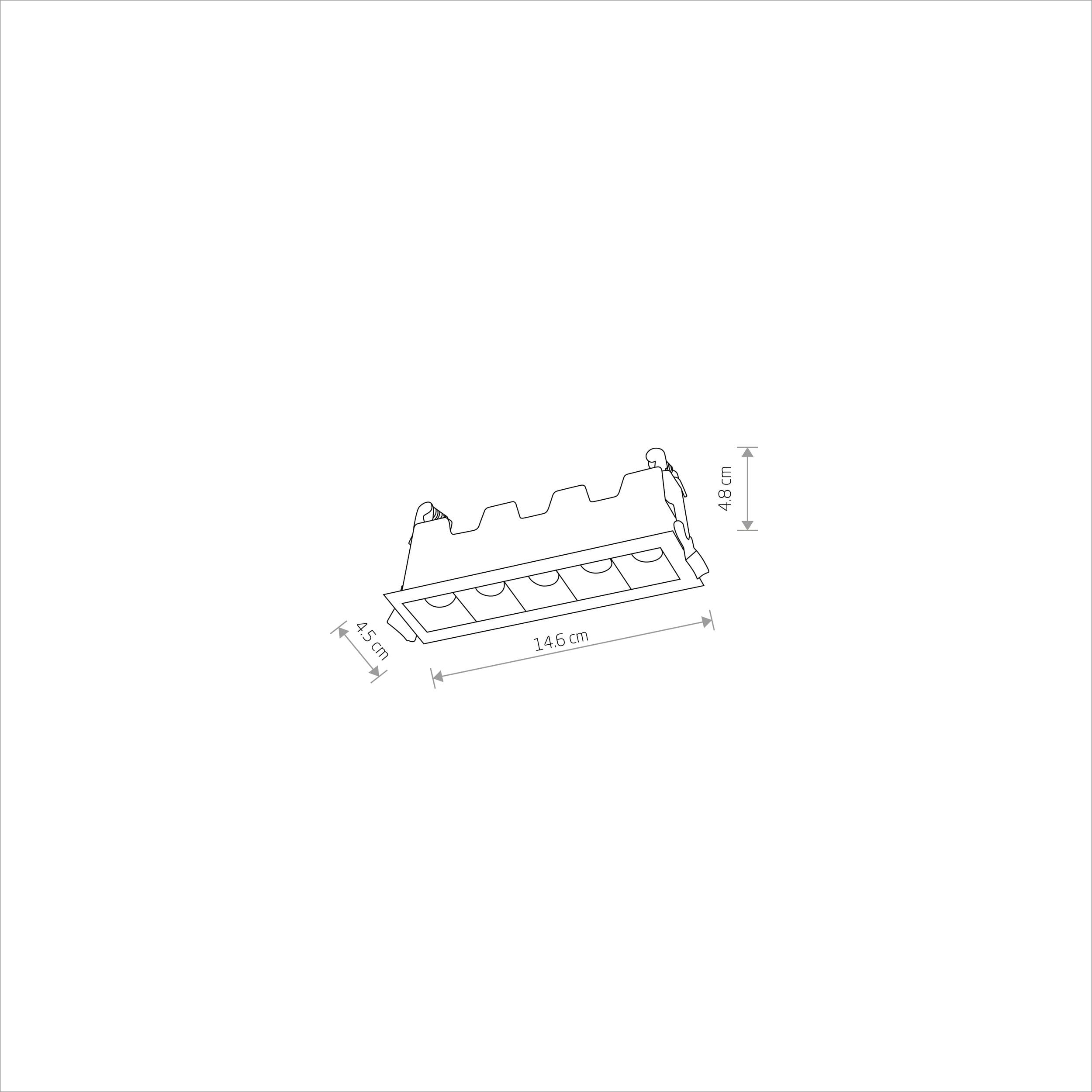 Nowodvorski Spot lampe MINI LED WHITE 10W 3000K" RECESSED - Image 3