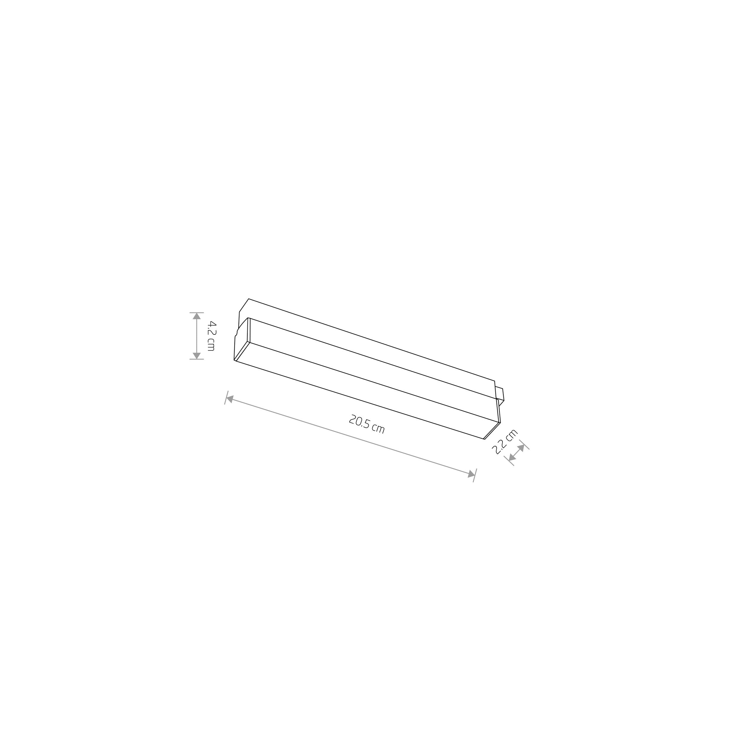 Nowodvorski LVM LINE LED 9W 4000K-10651 - Image 2