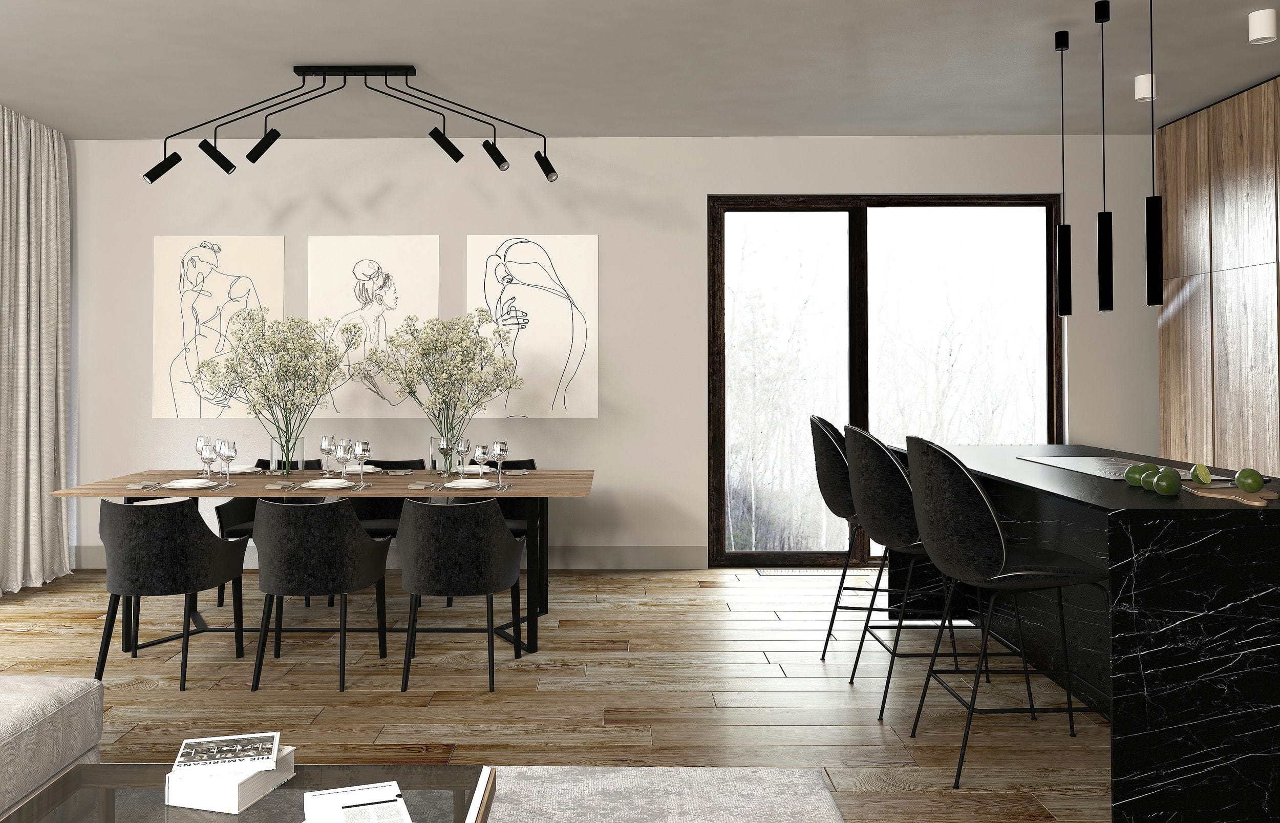 Nowodvorski Spot lampe EYE SUPER BLACK VI pendant - Image 4