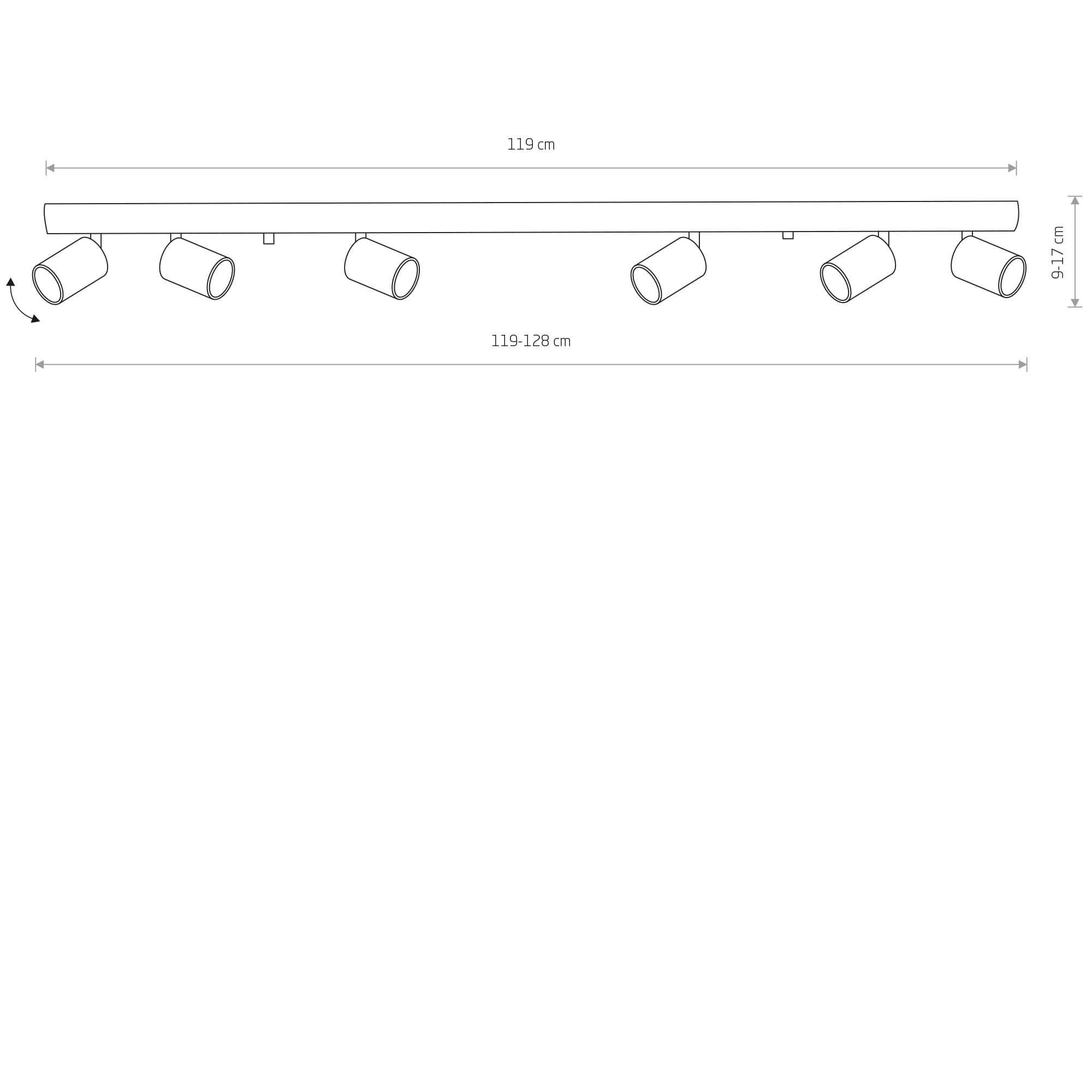 Nowodvorski Spot lampe EYE SPOT WHITE VI bar - Image 2