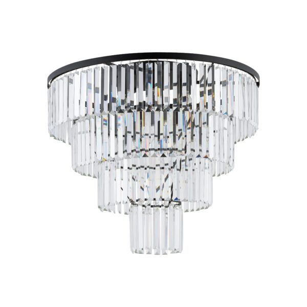 Nowodvorski Plafonjera CRISTAL BLACK L