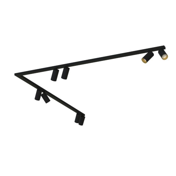 Nowodvorski Spot lampe MONO CORNER VIII 2X150 BLACK/GOLD