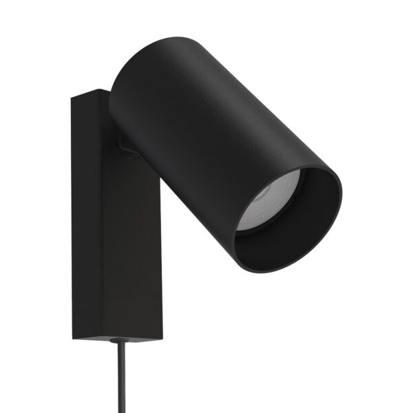 Nowodvorski MONO wall lamp I BLACK with cable