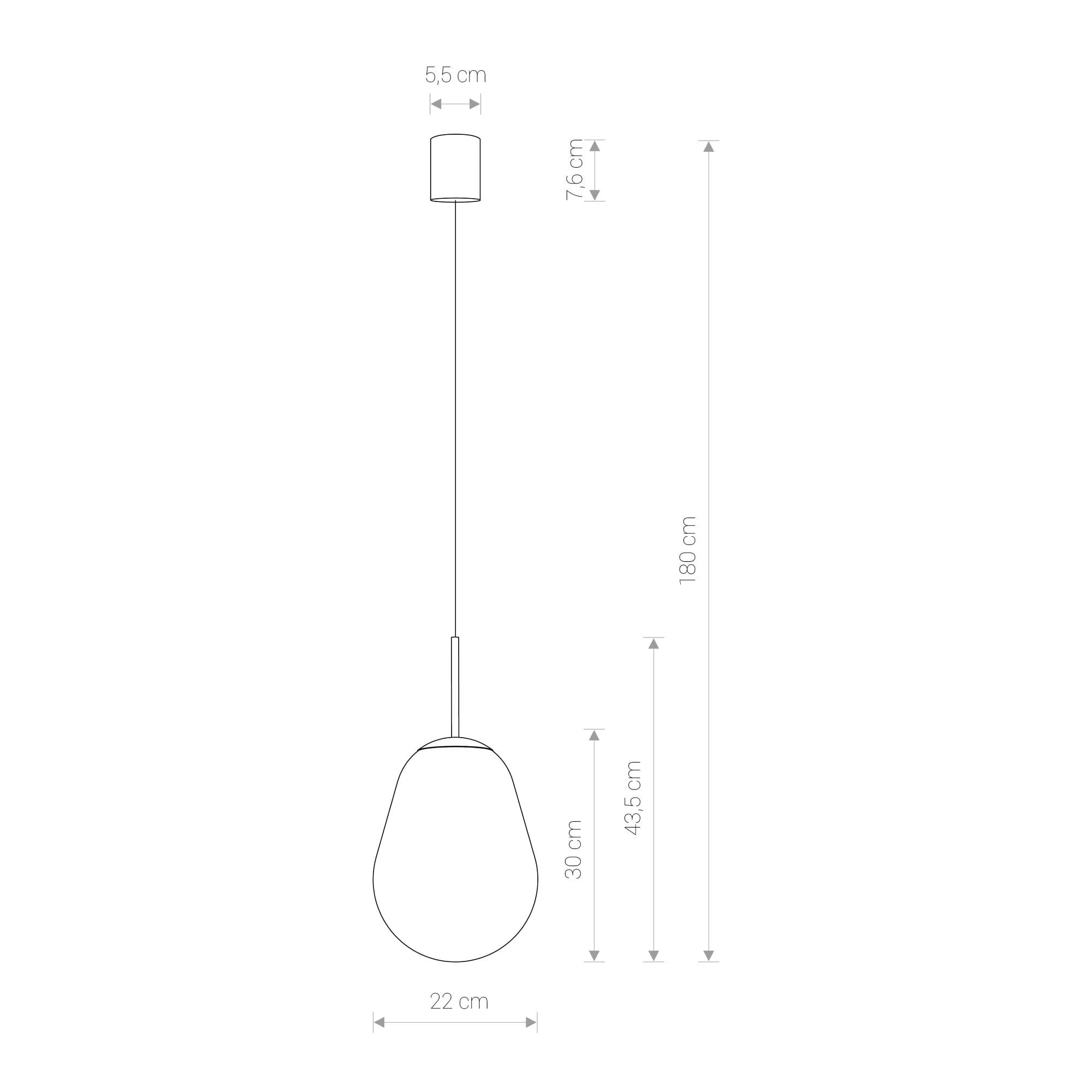 Nowodvorski PEAR BLACK S - Image 4