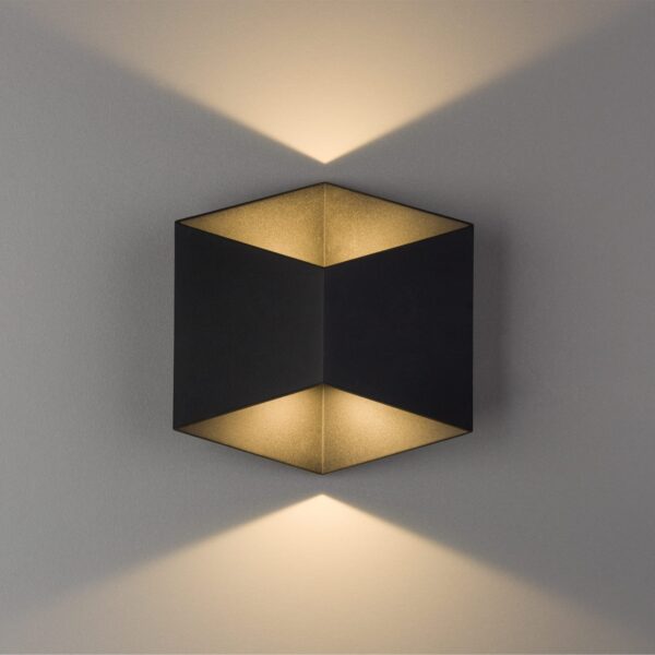 Nowodvorski Zidna lampa TRIANGLES LED BLACK