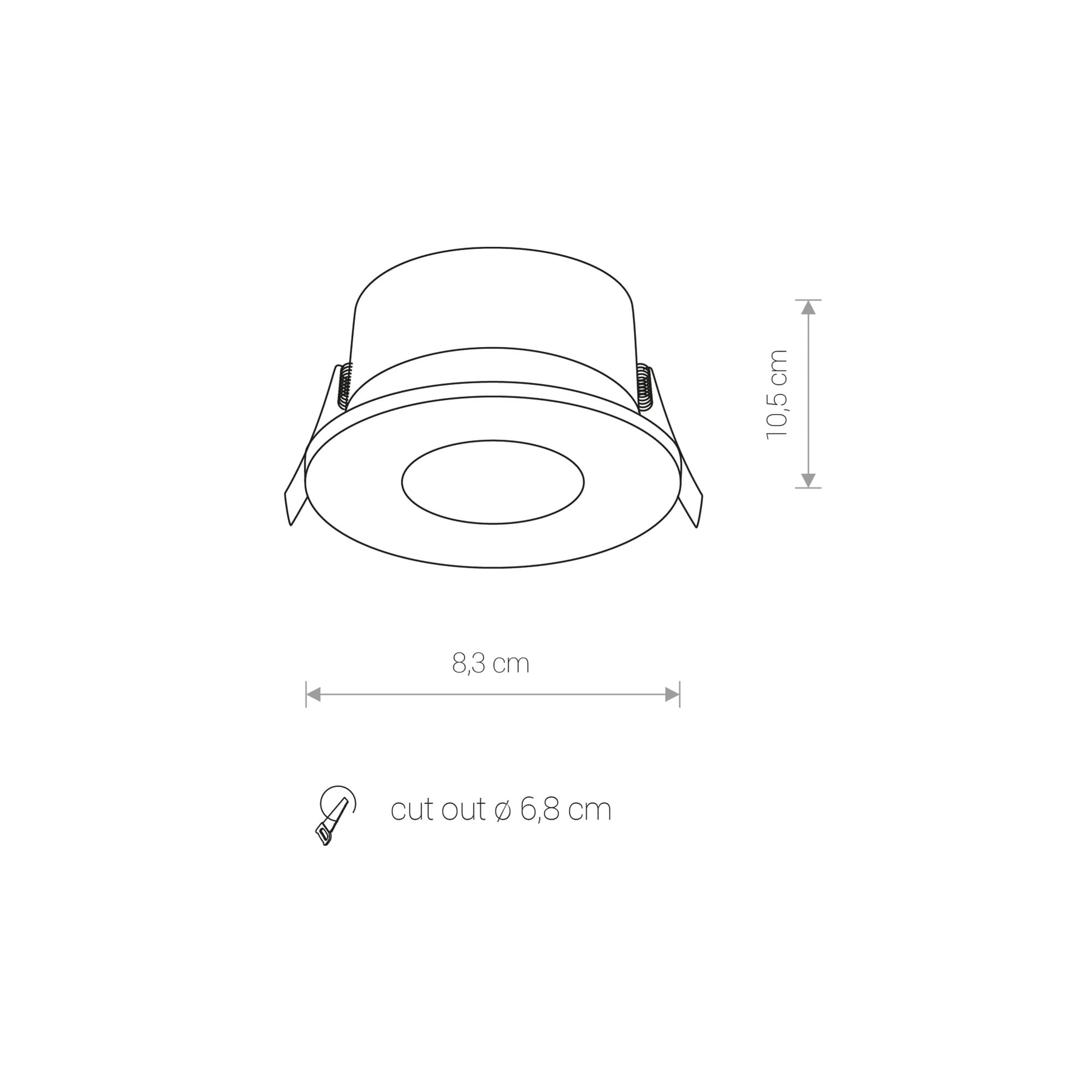 Nowodvorski Spot lampa GOLF BLACK - Image 5