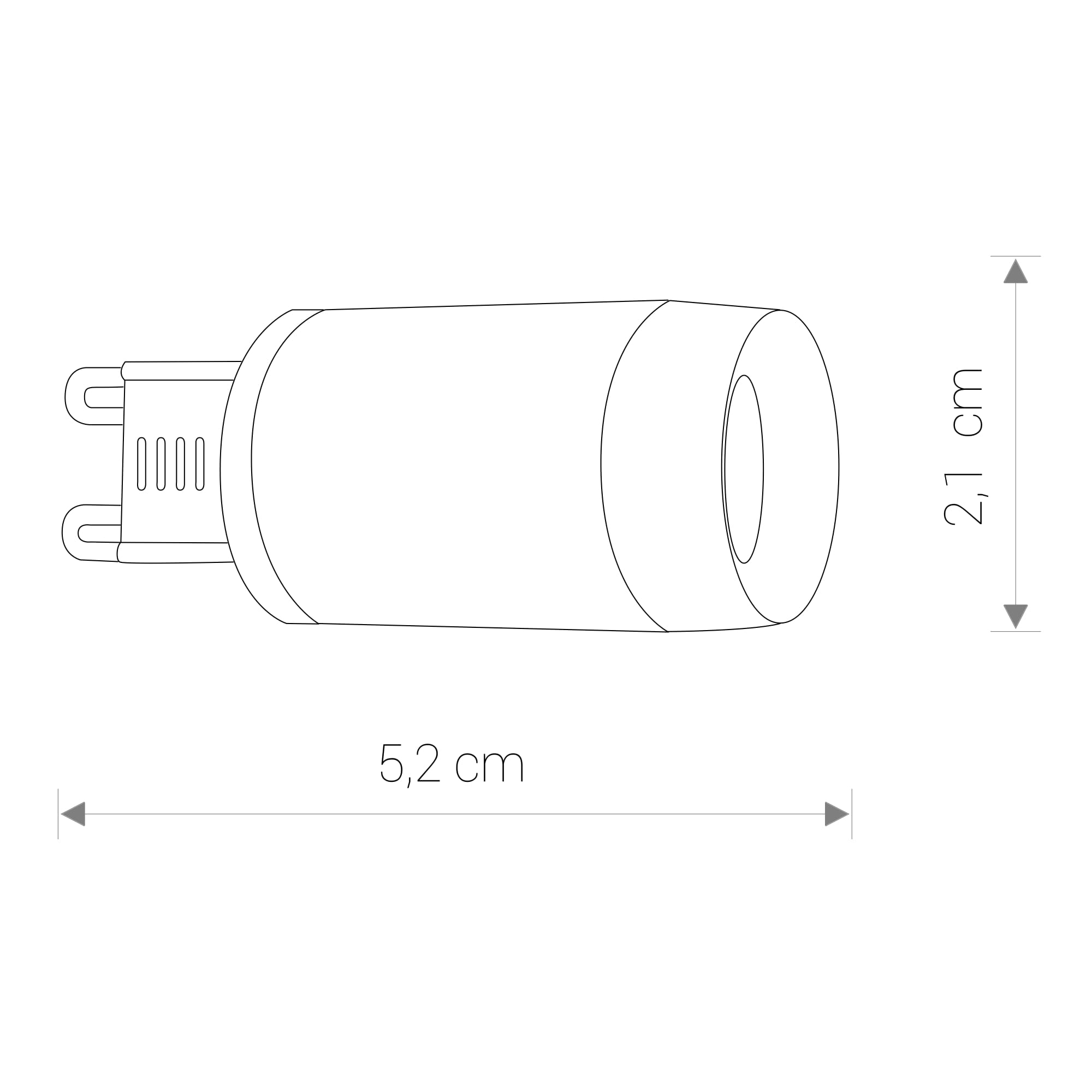 Nowodvorski BULB G9 LED LENS 3W 4000K - Image 2