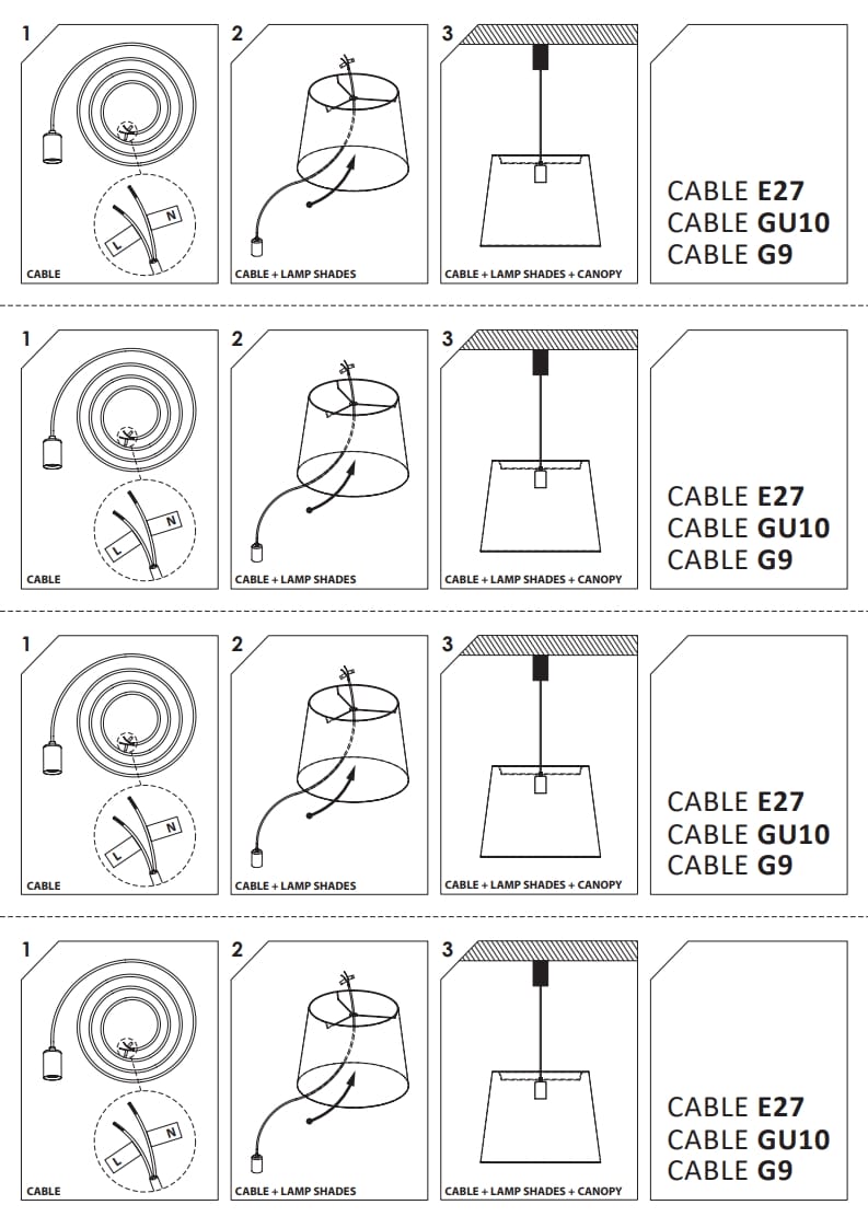 Nowodvorski CAMELEON CABLE G9 BL - Image 2