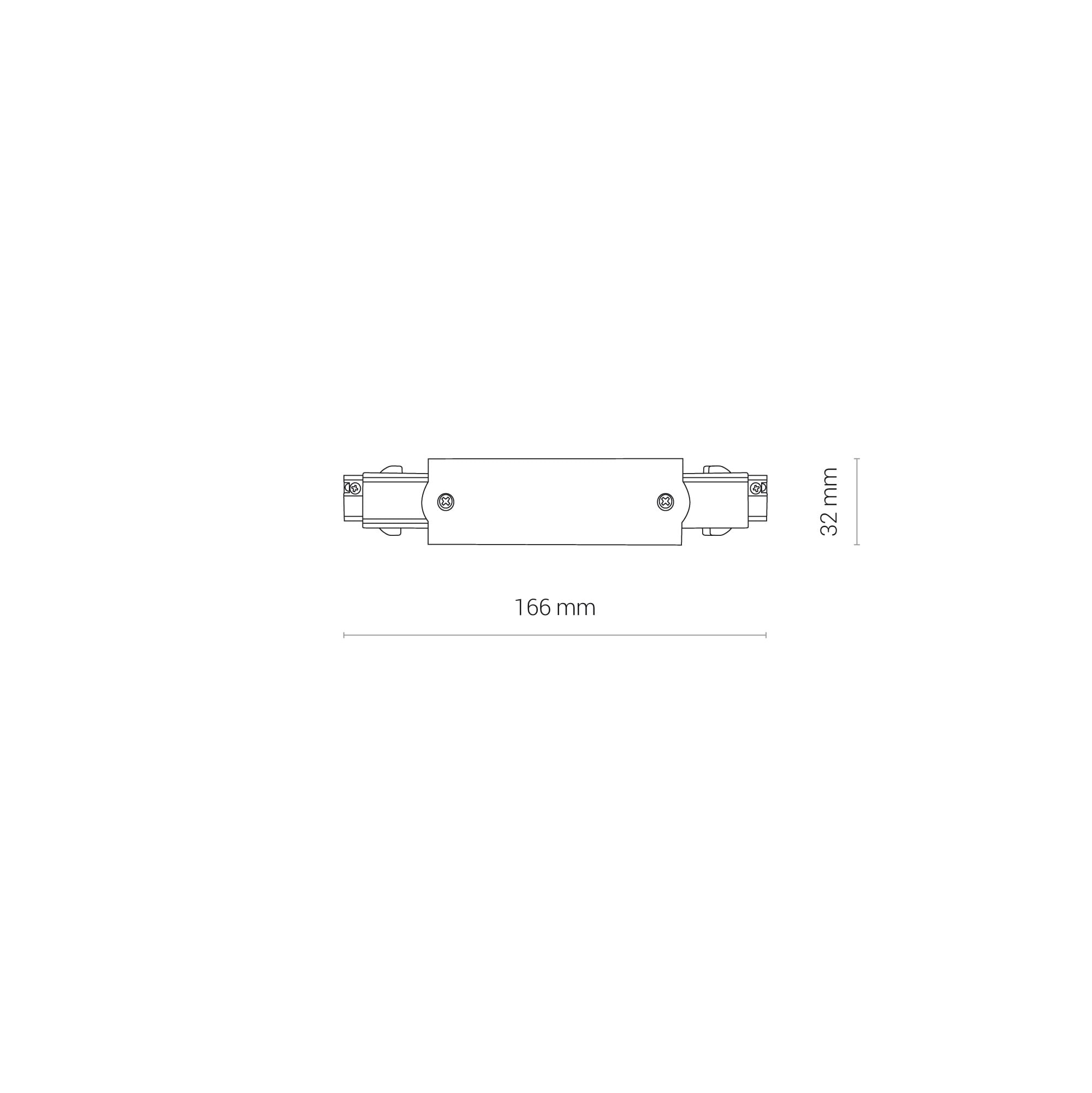 Nowodvorski CTLS POWER STRAIGHT CONNECTOR BLACK - Image 4
