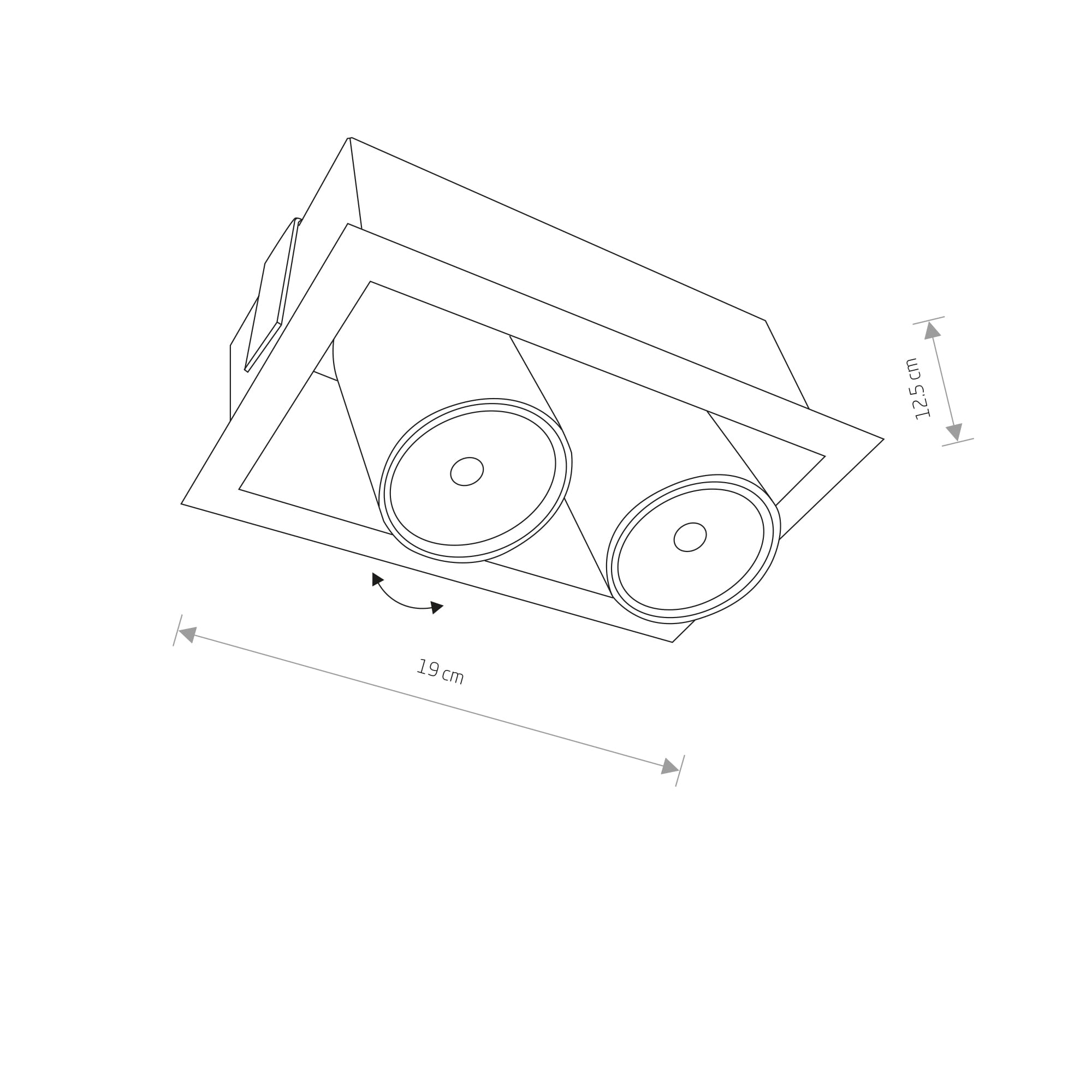 Nowodvorski Spot lampe EYE MOD BLACK II - Image 2