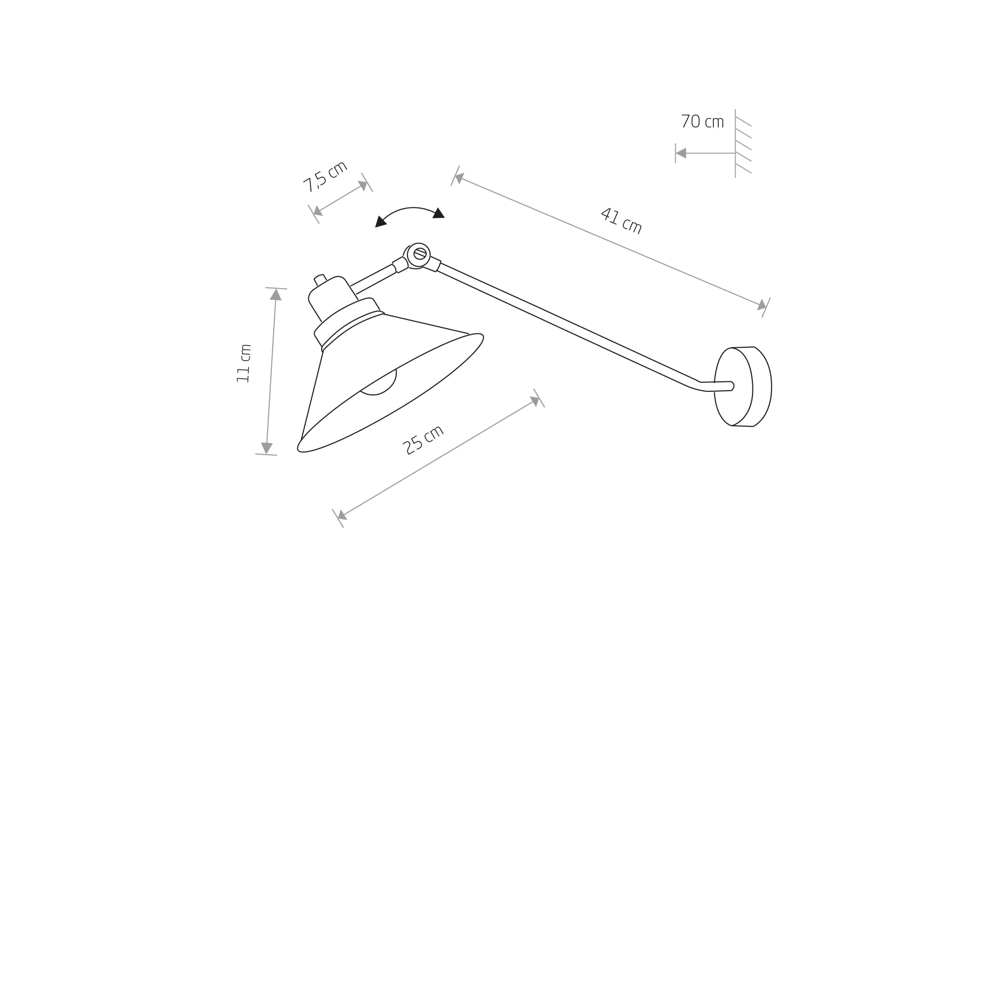 Nowodvorski TECHNO I wall lamp - Image 2