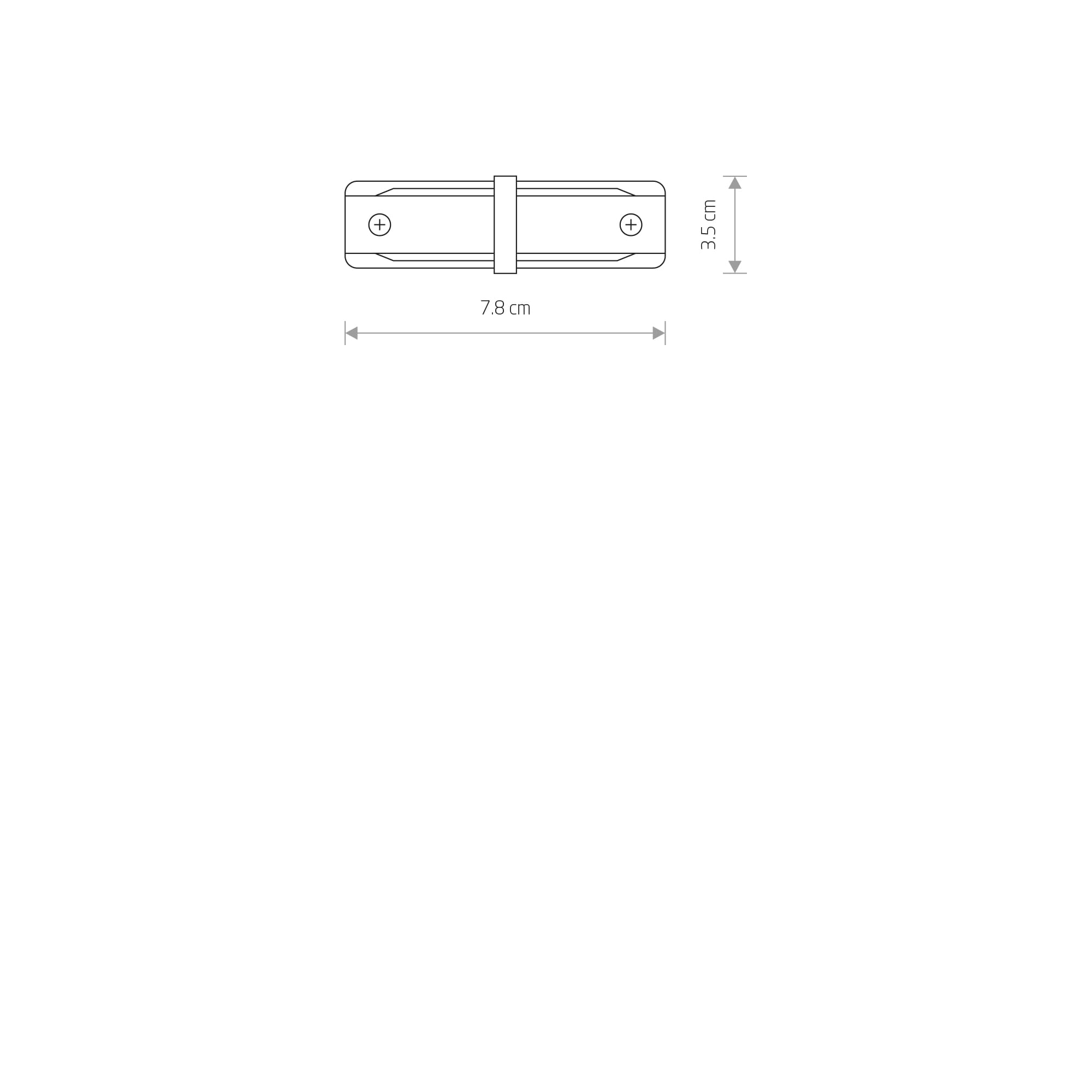 Nowodvorski PROFILE STRAIGHT CONNECTOR WHITE 9454 - Image 2