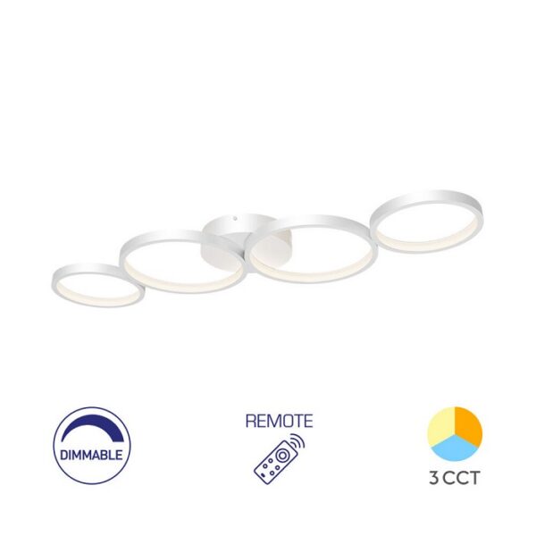 Plafonjera Nela BH17-04090-60W bela